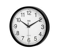 Teesa Orologio da parete analogico universale 25 cm TSA0037B Nero