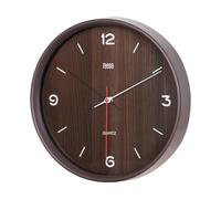 Orologio da parete analogico 30 cm marrone scuro