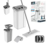 teesa Scopa in microfibra di plastica, grigio (grigio chiné 14), 5,7 l