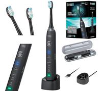 Teesa TSA8015 SONIC BLACK - Spazzolino a ultrasuoni con 5 programmi di pulizia, colore: Nero