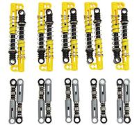 TEESE 20pieces Shock-Absorber compatibile con Lego-Technic-Parts, 6L / 9.5L MOC Car-Truck-Wheel Replacement-parts (colore casuale)