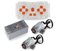 TEESE 4pieces Technic-Motor Set con motore-telecomando, batteria-scatola, compatibile con Lego-Technic-Parts