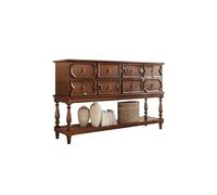TEESONG Credenza Buffet Credenza da pranzo in legno massello, mobiletto moderno pavimento, portaoggetti for veranda e soggiorno Armadietto Dispensa Alimentare