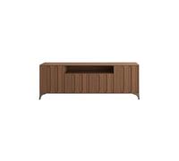 TEESONG Porta TV da Soggiorno 200cm Armadio a Terra in Legno Rustico, Centro Intrattenimento per Soggiorno Domestico, Mobile con Deposito per Alberghi & Aziende Porta TV Con Contenitore
