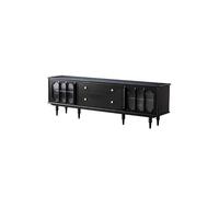 TEESONG Porta TV da Soggiorno 200cm Centro Intrattenimento Legno Massello Anticato, Tavolo da Appoggio per Soggiorno, Mobile con Deposito per Alberghi & Abitazioni Porta TV Con Contenitore