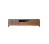 TEESONG Porta TV da Soggiorno 220cm Armadio Contenitore Moderno Stile Wabi-Sabi, Centro Intrattenimento Rustico con Accostamento Cromatico, Adatto ad Alberghi e Soggiorni Porta TV Con Contenitore