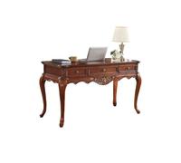 TEESONG Scrivania per computer Scrivania per computer semplice in legno massello, 140 x 60 x 78 cm, ideale per una camera da letto, ufficio di vanità, scrivania da gioco scrivania