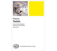 Teeteto. Testo greco a fronte. Ediz. bilingue
