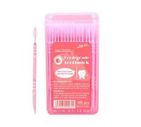 Teeth Clean Picks - Stuzzicadenti aromatizzati a doppia punta per rimuovere le macchie, respiro fresco con impugnatura a forma di lisca di pesce, strumento di pulizia per adulti, adolescenti, anziani