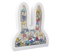 Teeth | Keepsake Box Lost Teeth Holder With Labels | Bunny Shape Growth Record Keepsake Tooth Storage Case Kids For Boys Girls Home School Birthday