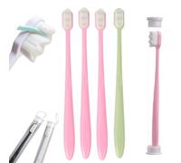Teeth Toothbrush Nano Brush, Adult Soft Toothbrushes with 20000 Soft Bristles, Micro Fur Manual Tooth Brush for Protect Sensitive Gums