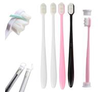 Teeth Toothbrush Nano Brush, Adult Soft Toothbrushes with 20000 Soft Bristles, Micro Fur Manual Tooth Brush for Protect Sensitive Gums