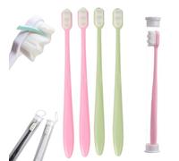 Teeth Toothbrush Nano Brush, Adult Soft Toothbrushes with 20000 Soft Bristles, Micro Fur Manual Tooth Brush for Protect Sensitive Gums