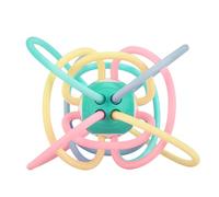 Teether Ball Baby Dentition Balls Teether Baby Ball,Teether Ball Children Relief Chew Toy - Attività di sequestro sicuro Esplorazione dello sviluppo per il giorno del compleanno, Pasqua