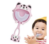 Teether Training Toothbrush - Soft Silicone Self-Soothing Teether | Cute Animal Shape Teething Toy For, And Over 2 Years Old - Gentle Gum and Care