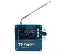 TEF6686 Radio Ricevitore Chip Con Grande Schermo LCD E 3000mAh Ricaricabile per la batteria Per FM AM Onda Corta HF LW Ascolto