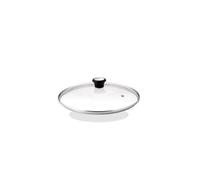 Tefal 280975 Coperchio, Vetro Temperato/Acciaio Inossidabile, Transparente, 24 cm