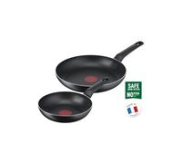 Tefal B55690 Titanium 2100126824 - Set di 2 padelle in titanio 20/26 cm