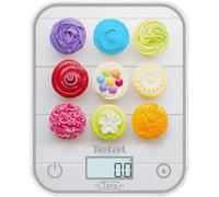 Tefal, Bilancia da cucina elettronica, Optiss, schermo retroilluminato facile da leggere, resistente ai graffi, capacità di 5 kg, bianco, BC50D4V0