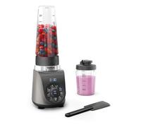 Tefal Blend Up BL19JEF0 - Mini mixer, 1000 W, 8 programmi automatici, lame Powelix, modalità di pulizia automatica, compatto, leggero, modalità Silence, con bottiglie on-the-go (400/700 ml), colore