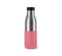 TEFAL Bludrop, bottiglia da 0,5 litri, custodia in silicone, termica, in acciaio inossidabile, a prova di perdite, sostenibile, N3110810
