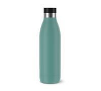 Tefal BLUDROP Color Drinking Bottle, Reusable Stainless Steel Bottle, Sustainable, Powder Coating, Ergonomic, Easy Drinking, Hot & Cold Drinks, Dishwasher-Safe, Leak-Proof, 0.7 L, green N3111010