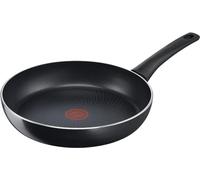 Tefal C27802 Generous Cook Padella 20 cm Antiaderente Segnale Termico Fondo Termofusione per tutti i piani cottura Induzione Forma profonda Nero