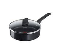 Tefal C2783283 - Padella con coperchio, 24 cm, per tutti i fornelli e induzione, motivo: Generous Cook