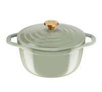 Tefal Casseruola in alluminio pressofuso, 24 cm, 4 - 5 persone, induzione, leggera in alluminio pressofuso, facile da pulire, rivestimento in ceramica, coperchio condensazione, forno, aria soft light