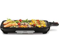 Tefal CB503813 Griglia di contatto Da tavolo Elettrico 2000W Nero, Argento barbecue e bistecchiera