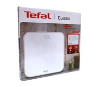 Tefal Classic 2.0, Bilancia pesapersone grande schermo invisibile, alta capacità 180kg, design ultra piatto, bianco, PP1901V0