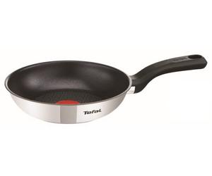 Tefal Comfort Max - Padella antiaderente in acciaio inox, 20 cm, colore: argento