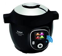Tefal Cook4Me+ Connect Smart Multicooker CY855830, 1600W, 6L, 6 modalità di cottura, 150 ricette, app dedicata, nero