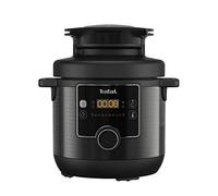Tefal CY7788 Turbo Cucina & Fry Multicooker | Pentola a pressione e friggitrice ad aria calda | 14 programmi di cottura automatici | Coperchio extra Crisp | Versatile | Capacità 7,6 litri | Con