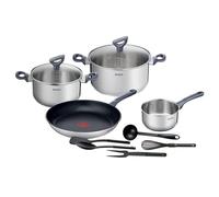 Tefal Daily Cook Set x4 Cz16, C20-24, S28 e 5 Accessori, Metallo, Argento