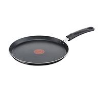 Tefal, Easy Cook & Clean B55509 - Padella per crêpe, 25 cm, rivestimento antiaderente, sicura, con segnale termico, fondo stabile, forma ideale, cottura sana, colore nero