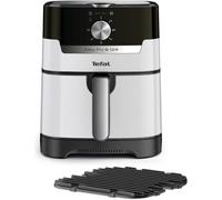Tefal Easy Fry & Grill EY501A Singolo 4,2 L Indipendente 1550 W Friggitrice ad aria calda Nero, Acciaio inox