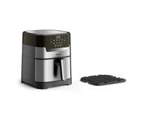 Tefal Easy Fry & Grill EY505D Singolo 4,2 L Indipendente 1550 W Friggitrice ad aria calda Acciaio inox