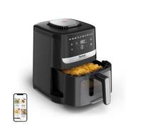 Tefal Easy Fry Silence EY5568E0 friggitrice Singolo 5 L Indipendente Friggitrice ad aria calda Nero, Acciaio inox