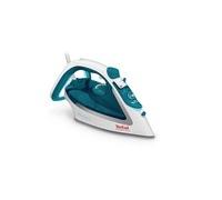 Tefal EasyGliss Plus FV5718 ferro da stiro Ferro da stiro a secco e a vapore Durilium 2400 W Turchese, Bianco