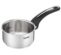 Tefal Emotion Casseruola 14 cm in acciaio inox, garanzia 10 anni, base spessa per una diffusione di calore omogenea, design elegante, manico robusto, induzione E3012704