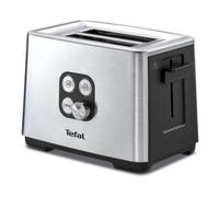 Tefal Equinox TT420D 7 2 fetta/e Nero, Acciaio inox