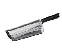 Tefal Ever Sharp - Cuchillo chef 16.5 cm, afilador integrado en la funda, tecnologia de afilado doble pivote, sistema bloqueo seguro, acero inoxidable alemán