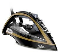 Tefal FV9865E0 ferro da stiro Ferro da stiro a secco e a vapore Piastra Durilium Autoclean 3000 W Nero, Oro