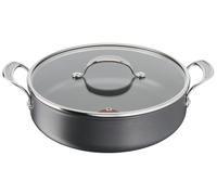 Tefal Jamie Oliver Nuovo Stile Duro Anodizzato 30cm Shallow Pan Con Vetro Lid