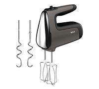 Tefal HT650E Power Mix Silence Frullatore manuale | 600 Watt | regolatore di velocità variabile | funzione turbo e espulsione | motore estremamente silenzioso | con 2 fruste e 2 ganci per impastare |