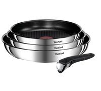 Tefal Ingenio Emotion L897S474 - Set di 4 padelle antiaderenti a induzione in acciaio INOX