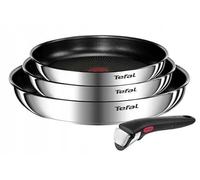 Tefal Ingenio Emotion - Set di 3 padelle da 22/24/28 cm, con manico rimovibile, antiaderente, adatte a induzione, lavabile in lavastoviglie