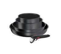Tefal Ingenio L7629342 - Set di 5 pentole antiaderenti compatibili con fornelli a induzione, colore: nero