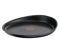 Tefal Ingenio Padella per crepe, 27 cm, Induzione, Rivestimento antiaderente, Ghisa di alluminio, Impilabile, Compatibile con lavastoviglie, Eco Resist L8581004, Nero, Antiaderente